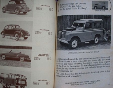 "International Automobil Show New York" Automobile-Exhibition-Catalog New York 1964 Yearbook (0537)